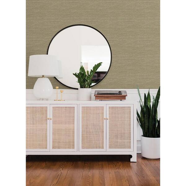 Malin Wheat Faux Grasscloth Paper Textured Non-Pasted Wallpaper Roll