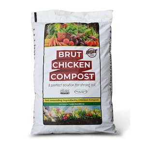 1 cu. ft. Soil Organic Chicken Compost Nutrient-Rich Garden Fertilizer