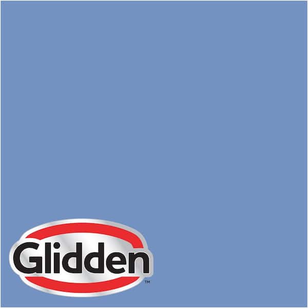 Glidden Premium 1 gal. #HDGV27 Pure Periwinkle Eggshell Interior Paint with Primer