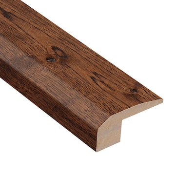 brushed gunstock oak wire legend length wide thick molding reducer carpet flooring hardwood wood