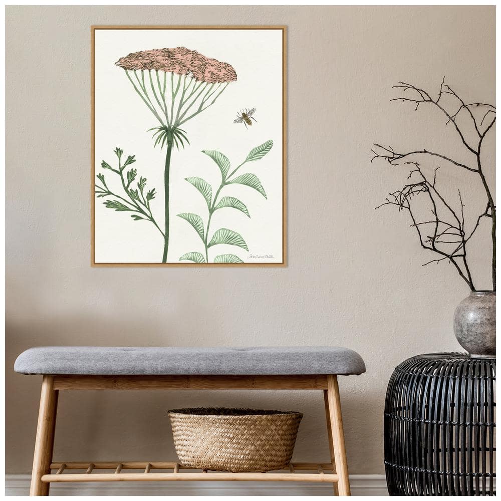 22" x 28" Springtime III Warm Framed Canvas Wall Art