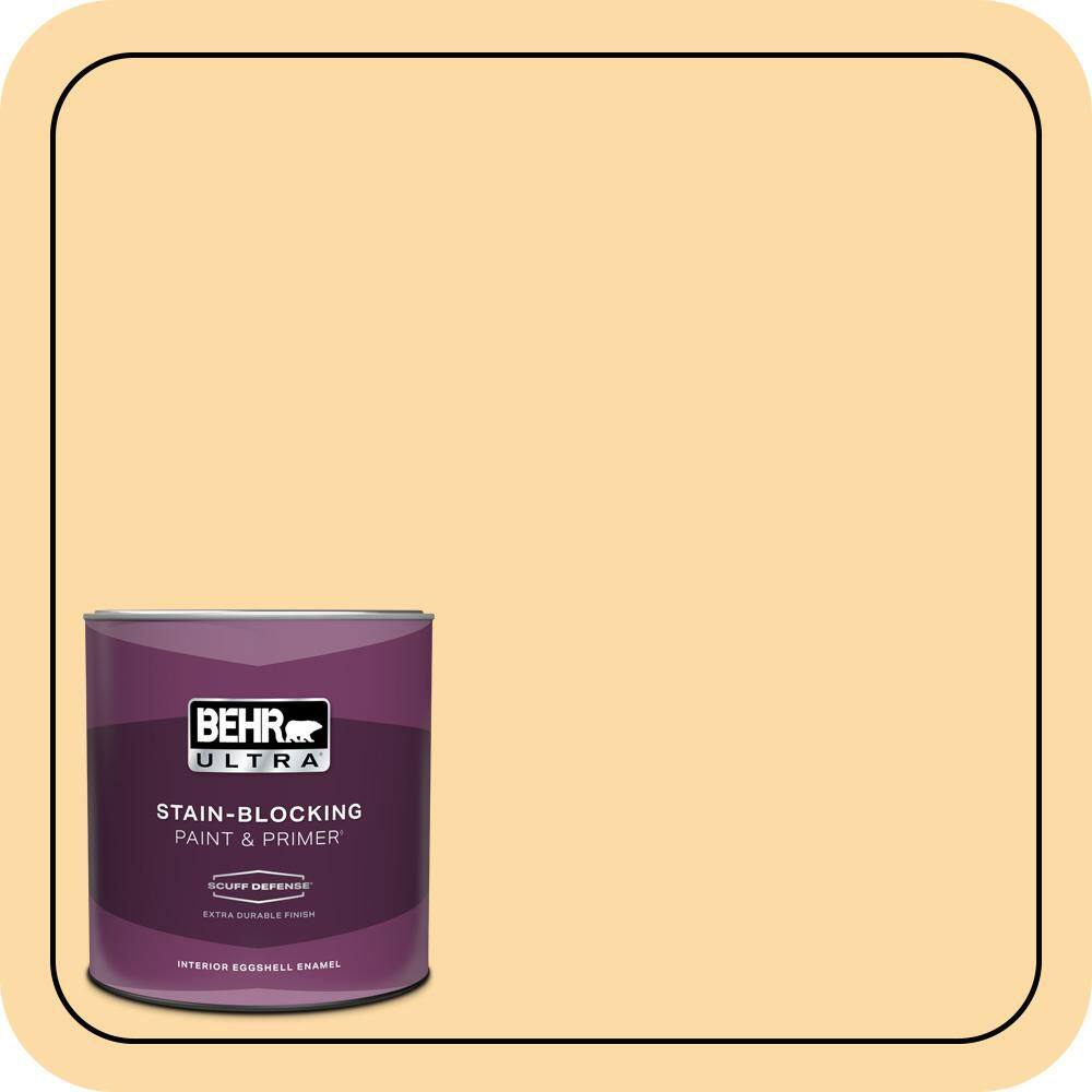 1 qt. #M290-3 Corn Stalk Extra Durable Eggshell Enamel Interior Paint & Primer product image for price tracking