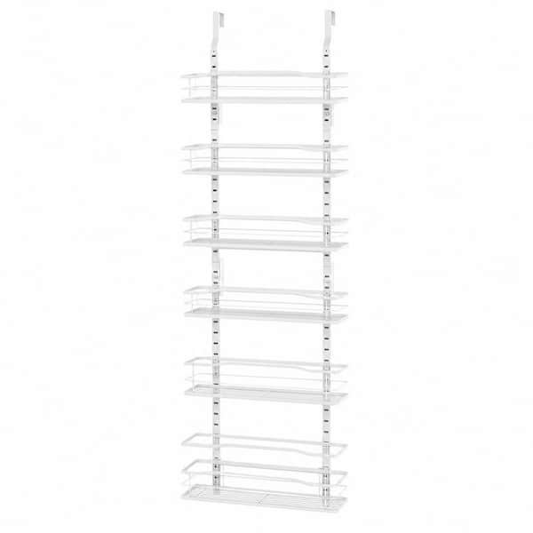 23.7 in. Brass Wall Mounted Stainless Steel Pot Rack with Hooks, Hanging Pots and Pans Organizer for Kitchen