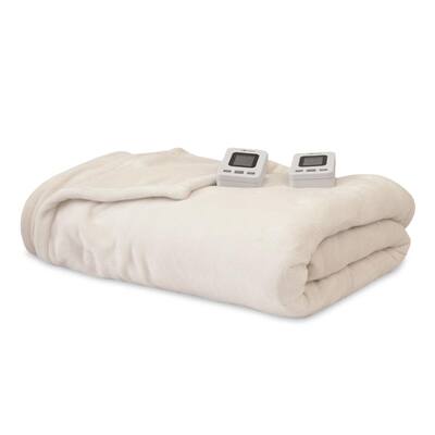 Single Double & King MP Essentials White Washable Warm Heated Electric Blanket