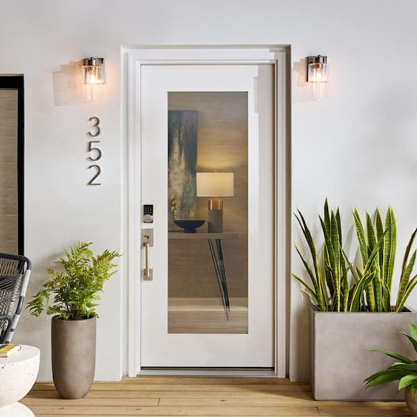 Feather River Doors Smart Glass 36 in. x 80 in. Left Hand Inswing 1 ...