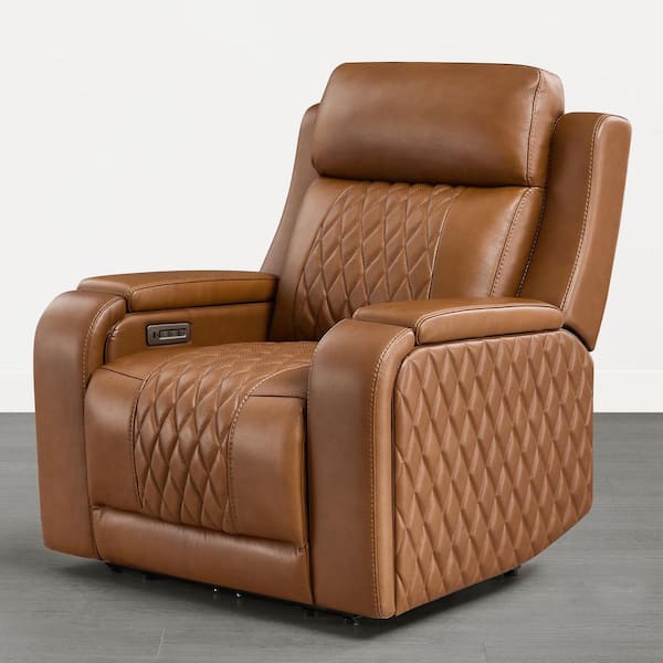Spruce & Spring Zorin Saddle Leather Dual Motor 165° Lay Flat