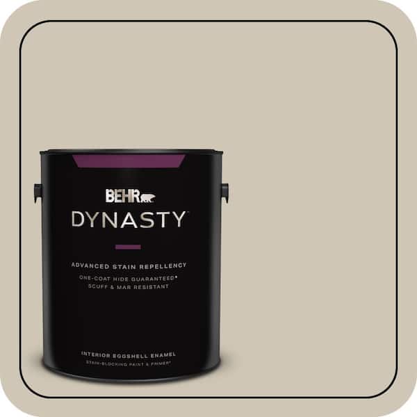 BEHR DYNASTY 1 gal. #N310-3 Sandstorm Eggshell Enamel Interior Stain-Blocking Paint & Primer