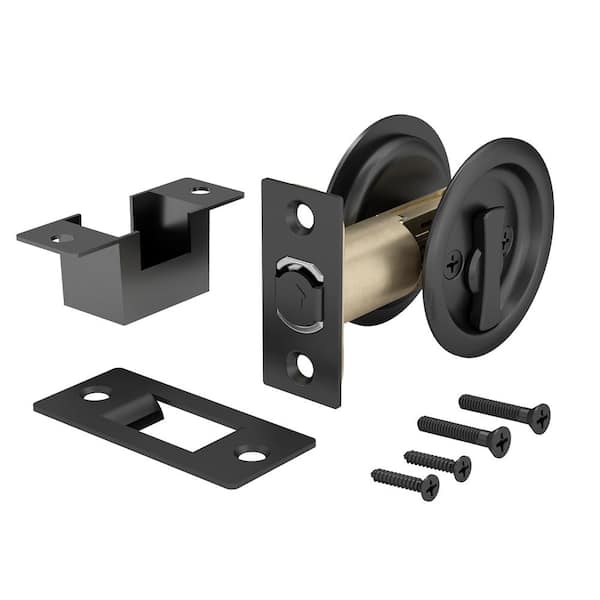 その他 YUUGU Onward 2-7/16 in. (62 mm) Flat Black Round Privacy Pocket