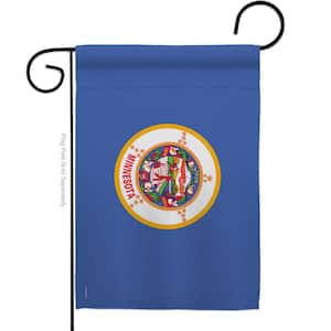 13 in X 18.5 Minnesota States Garden Flag Double-Sided Regional Decorative Horizontal Flags