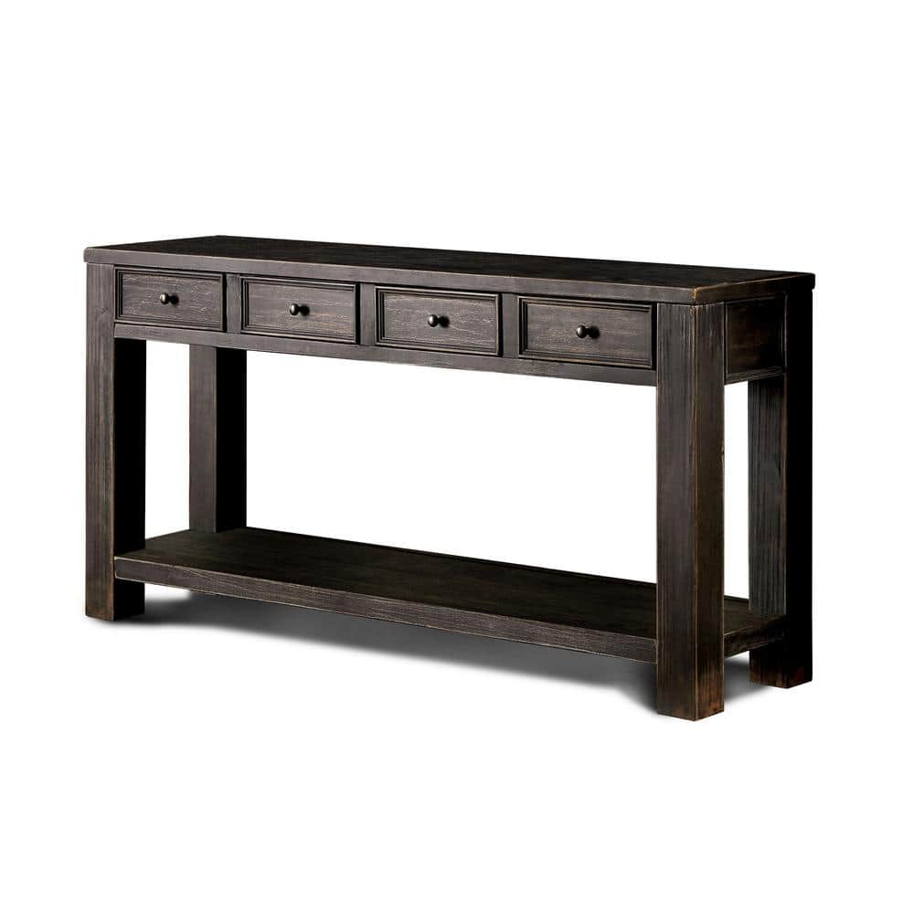 AC Design Furniture Spencer Couchtisch Schwarz//Schwarz 42 cm//L: 70 x B: 40 x H: 33,4 cm Metal