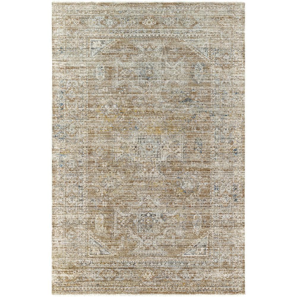 Margaret Gray Synthetic Flat Woven Rectangular Area Rug