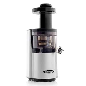 Silver Vertical Juicer, Masticating, Rounded Front