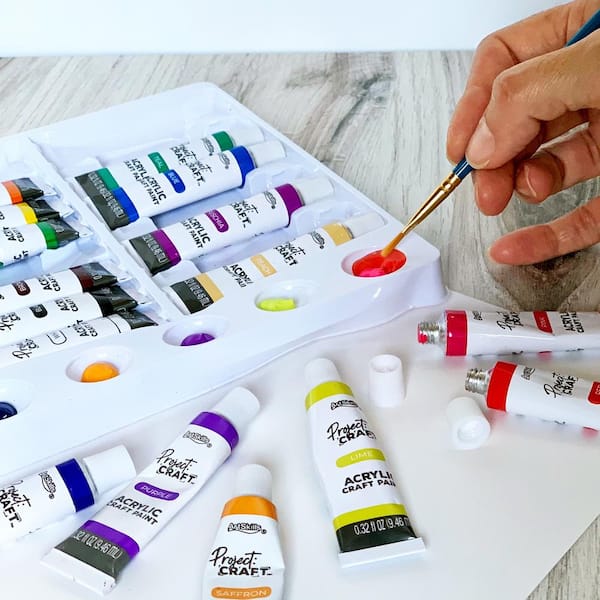 ArtSkills Acrylic Paint Set, Hobby Art & Craft Paint Kits for Adults & Kids  with Paint Palette for Acrylic Painting, 30 pc