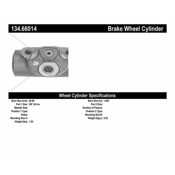 Centric Parts Drum Brake Wheel Cylinder