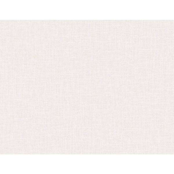 Seabrook Designs 60.75 sq. ft. White Oak Myrna Linen Embossed Vinyl Unpasted Wallpaper Roll