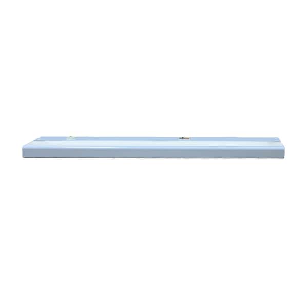 AMAX LIGHTING 33 in. Hardwired/Plug-in White Finish Integrated LED