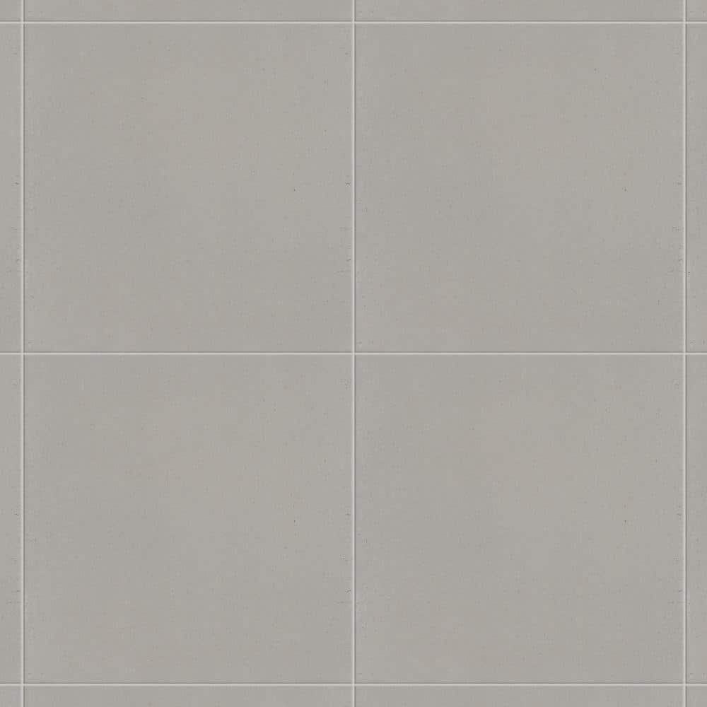Quarry 6" x 6" Matte Gray Ceramic Floor and Wall Tile