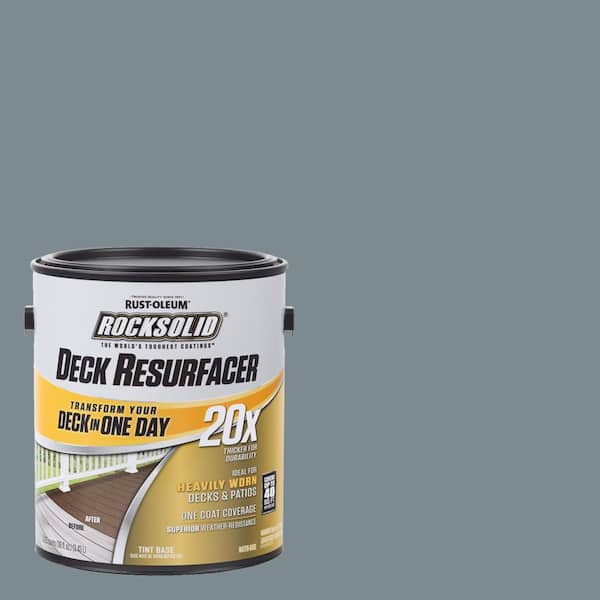 Rust-Oleum RockSolid 1 gal. Slate Exterior 20X Deck Resurfacer