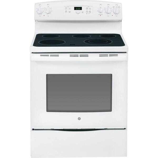 GE 5.3 cu. ft. Electric Range in White