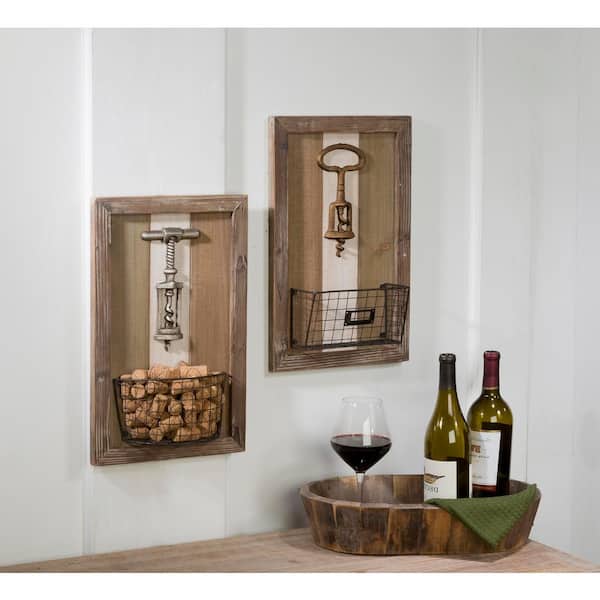 wine rack wall art