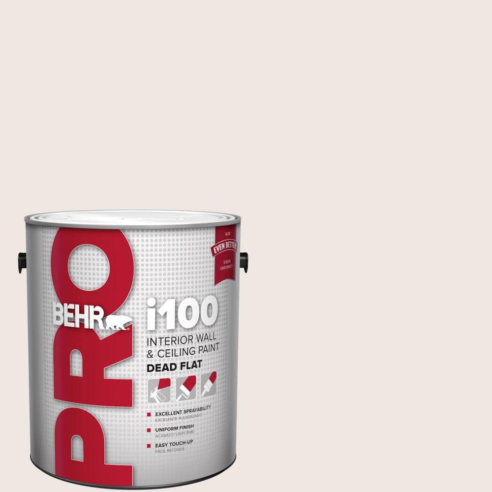 BEHR PRO 5 gal. #N170-1 Tailors Chalk Dead Flat Interior Paint PR10505 -  The Home Depot