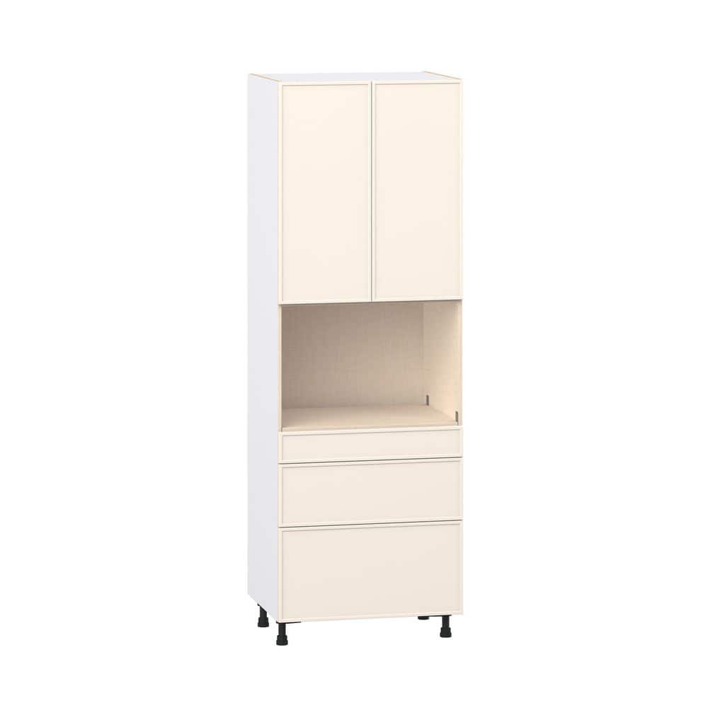 Fairview 30 in.Wx24 in.D x 89.5 in. H Assembled Slim Shaker Micro/Pantry Kitchen Cabinet in Washed Linen with 3-Drawers price history on PriceWatchPro