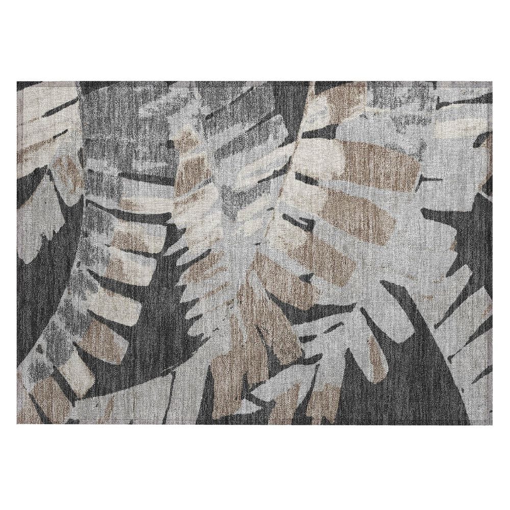 Chantille Machine Washable Indoor/Outdoor Abstract ACN2991 Pewter 2 ft. x 3 ft. Accent Rug price history on PriceWatchPro
