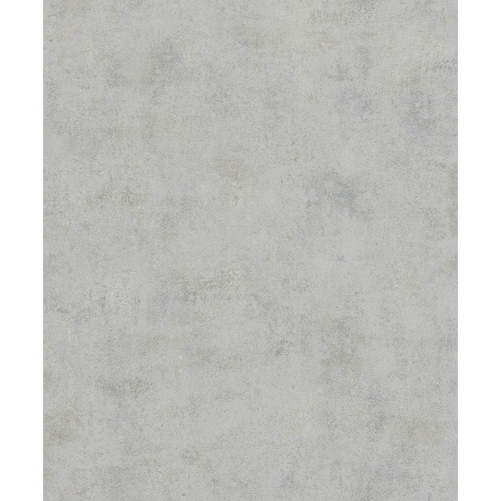 Textures Collection Grey Plain Metallic Finish Vinyl on Non-Woven Non-Paste