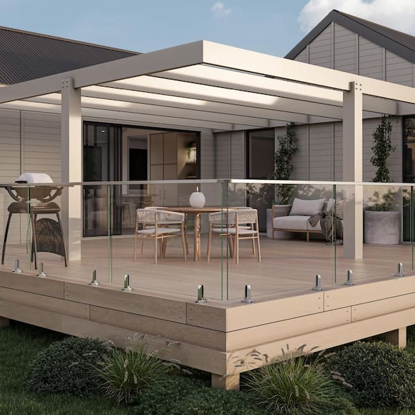 2.3 in. x 4.9 in. x 5.8 in. Chrome Stainless Steel Oval Baseplate Glass Railing Spigot for 1/2 in. Glass Thickness