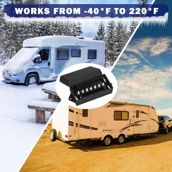 EZ Connect 7-LED Rail Light Kit For Marine, Truck, RV, Trailer & Car – Up To 6 Units Daisy-Chain