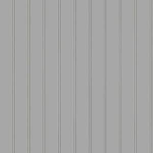 Winter Grey Beadboard Vinyl Peel and Stick Removable Wallpaper Sample