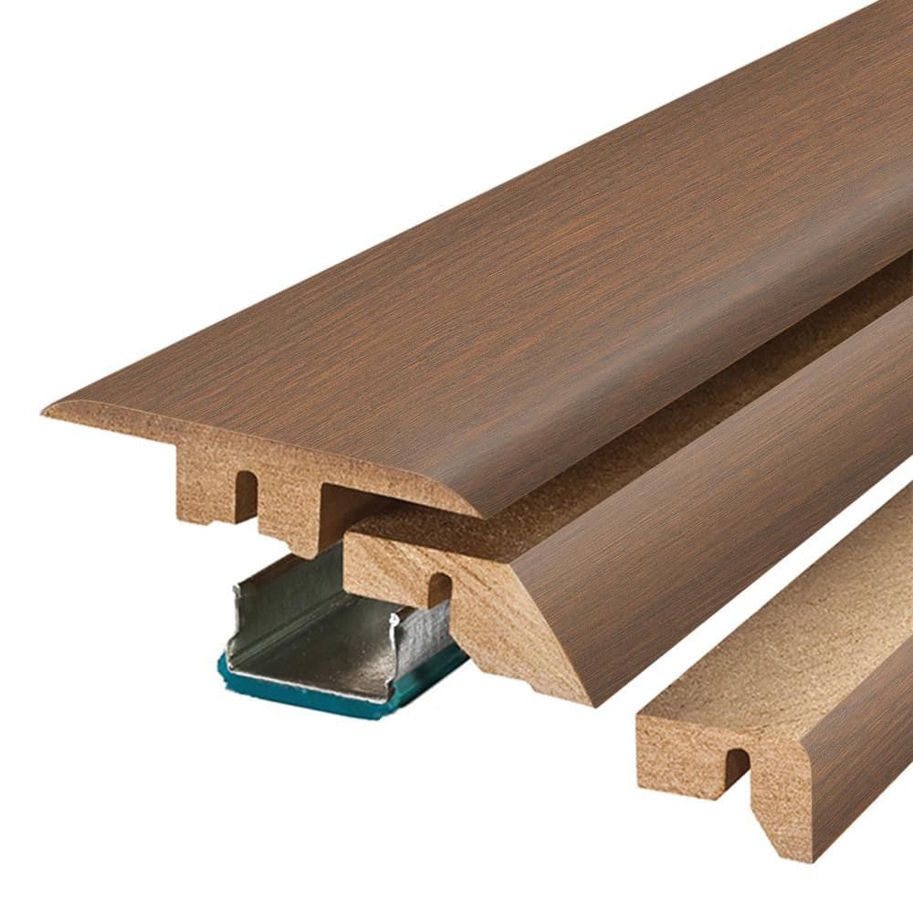 Stapleton 0.75 in. T x 2.37 in. W x 78.7 in. L Textured Wood Look Laminate Moulding/Trim 4 in 1 Molding price history on PriceWatchPro