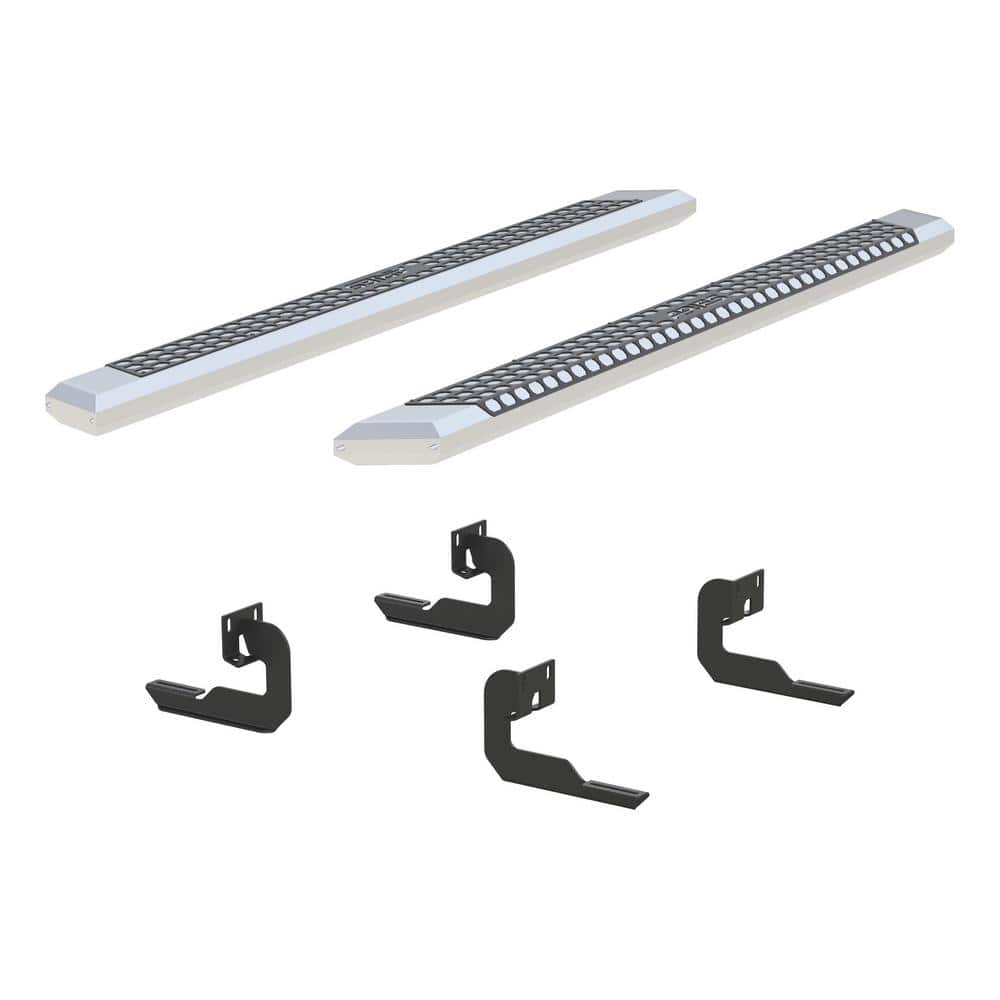 AdvantEDGE Chrome Aluminum 85-Inch Truck Running Boards, Select Ford F-150 -  Aries, 2555009