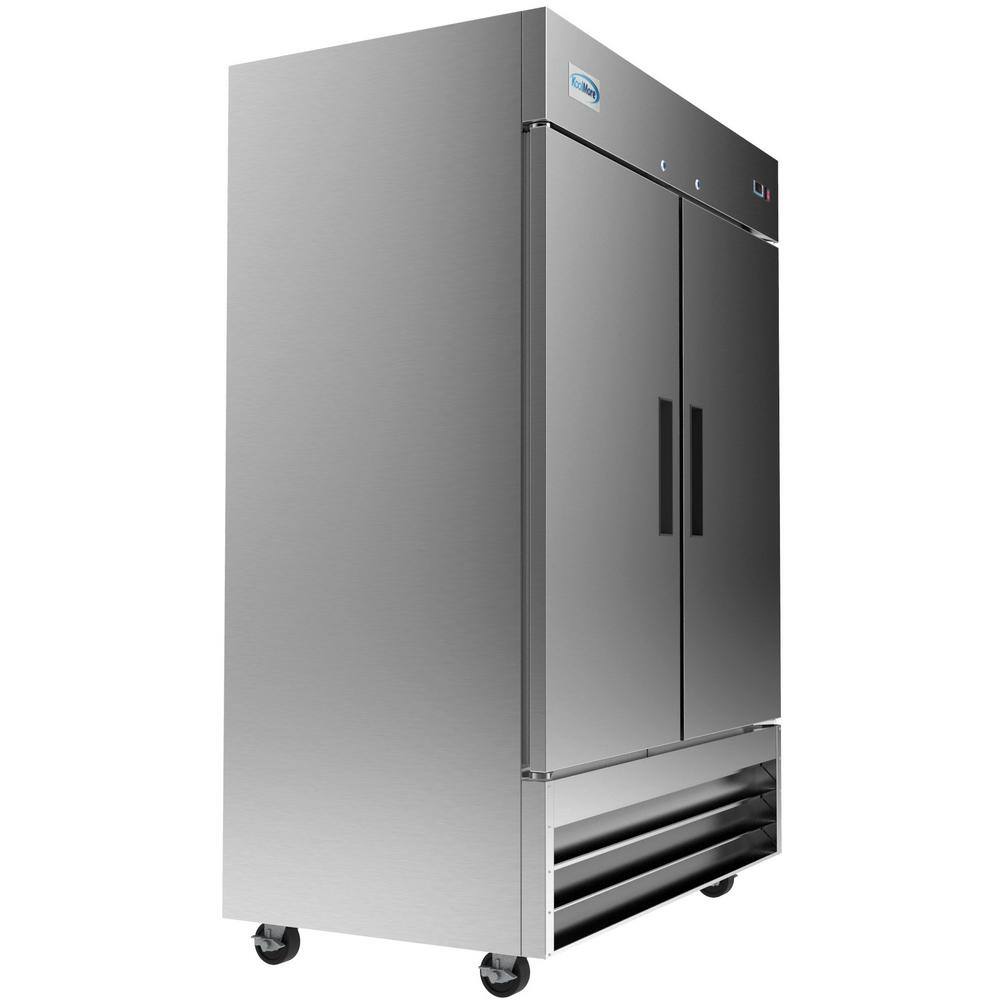 54" Stainless Steel Two-Door Commercial Reach-In Refrigerator