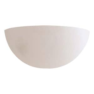 Lavery 1-Light White Ceramic Wall Sconce