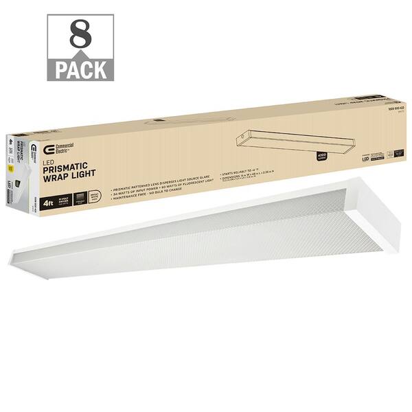 4ft led prismatic wrap light discount
