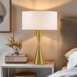 Elixir 22.75 Gold Hourglass Metal Table Lamp