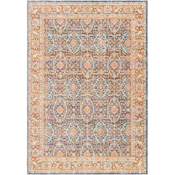 Artistic Weavers Breanna Camel/Navy 5 ft. x 7 ft. Indoor/Outdoor Area