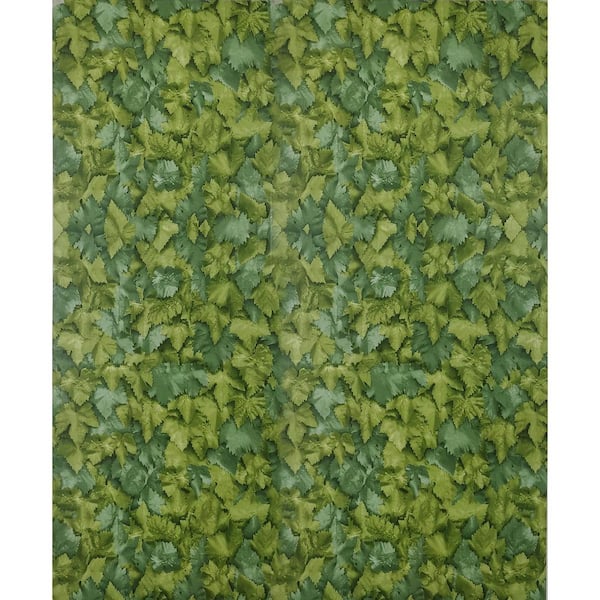 Dundee Deco Leaves Green Vinyl Strippable Roll (Covers 26.6 sq. ft.)