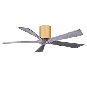Irene-5H 52 in. 6 Fan Speeds Ceiling Fan in Brown with Remote and Wall Control Included
