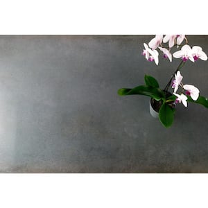 Metal Look 30 in. x 60 in. x 11mm Polished Porcelain Tile (1 piece / 12.05 sq. ft. / box)