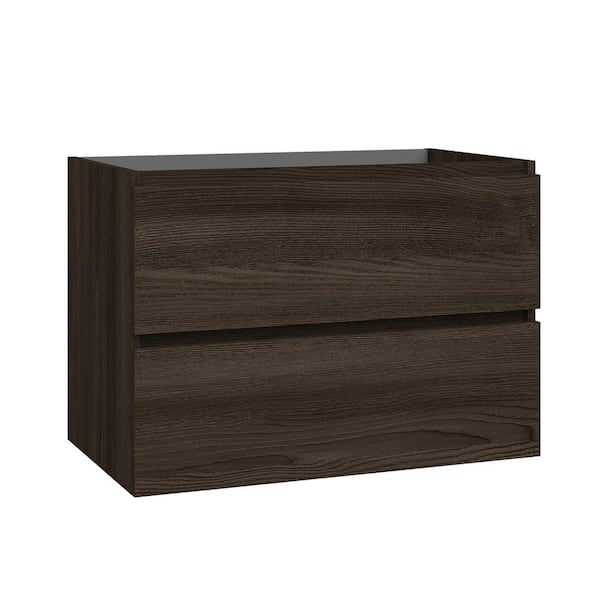 Flora 31.1 in. Bath Vanity Cabinet without Top in Wenge Assembled