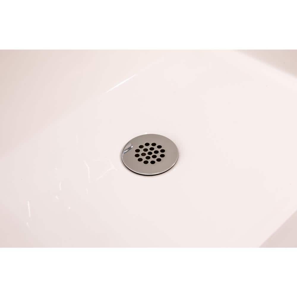 Polished Chrome Universal Grid Bathroom Sink Drain