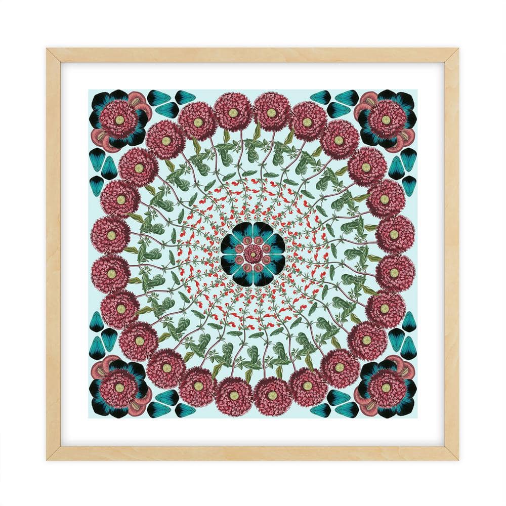 Nature Kaleidoscopes Framed Animal Art Print 34 in. x 34 in.