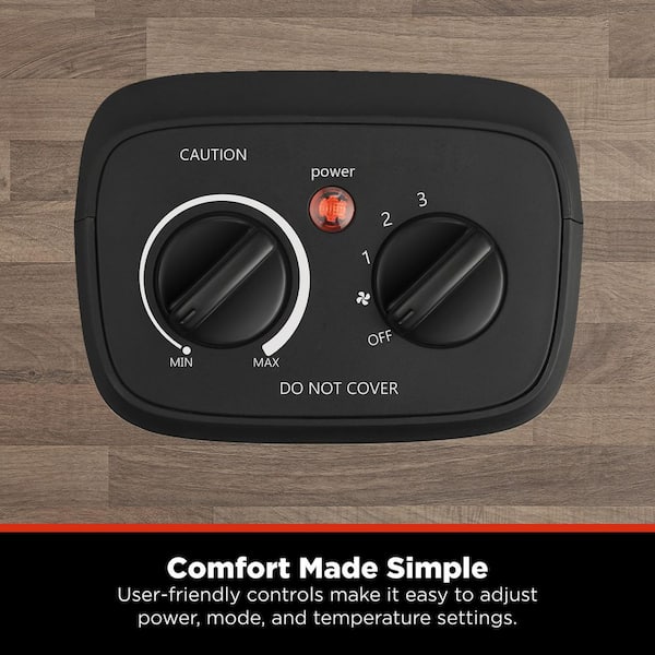 Pelonis space heater power knob off position