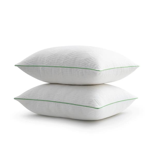 MARTHA STEWART Martha Stewart Spa-Like Comfort Memory Foam Cluster Bed Pillows, Standard/Queen, 2-Pack