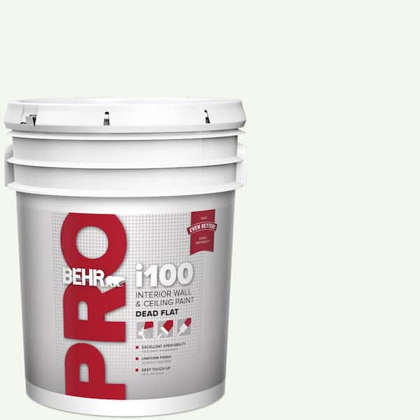 5 gal. #GR-W05 Unwind Dead Flat Interior Paint