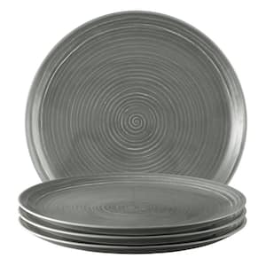 Terra Plate 10.8 in., Grey, Set of 4