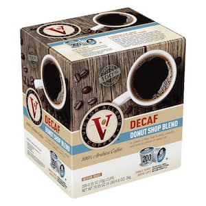 Decaf Donut Shop Blend Coffee Medium Roast Single Serve Coffee Pods for Keurig K-Cup Brewers (200 Count)