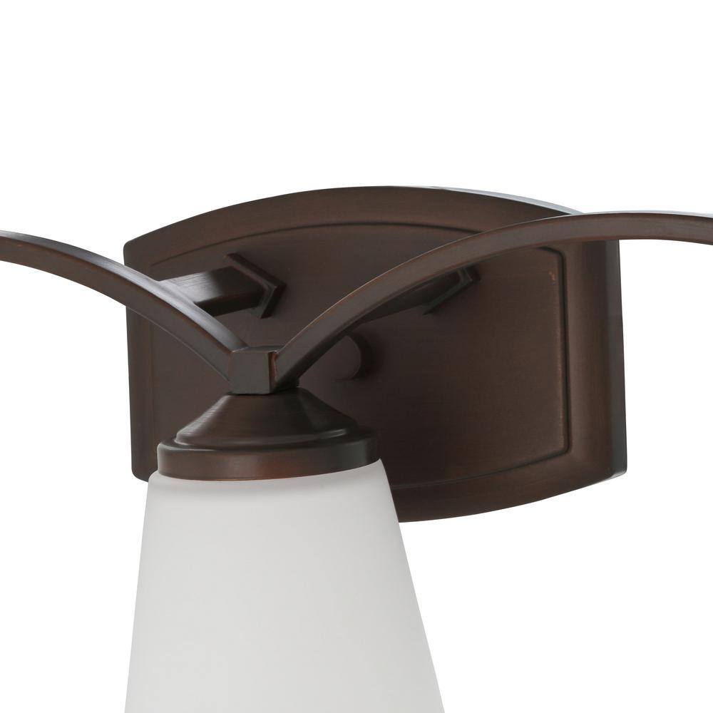 Vintage Bronze 3-Light Cylinder Bathroom Vanity Fixture